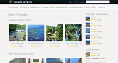 Desktop Screenshot of croatiareviews.com