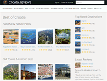 Tablet Screenshot of croatiareviews.com